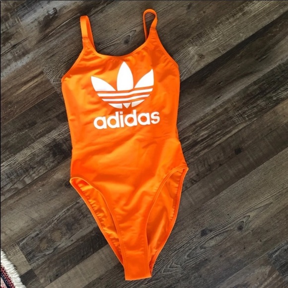 adidas high leg swimsuit